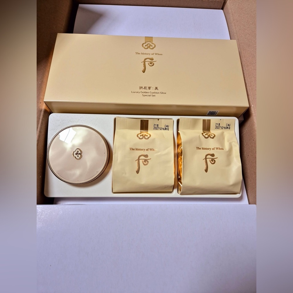 The History of Whoo Gongjinhyang Mi Luxury Cushion/Glow +Refill/SPF50+/No.21.